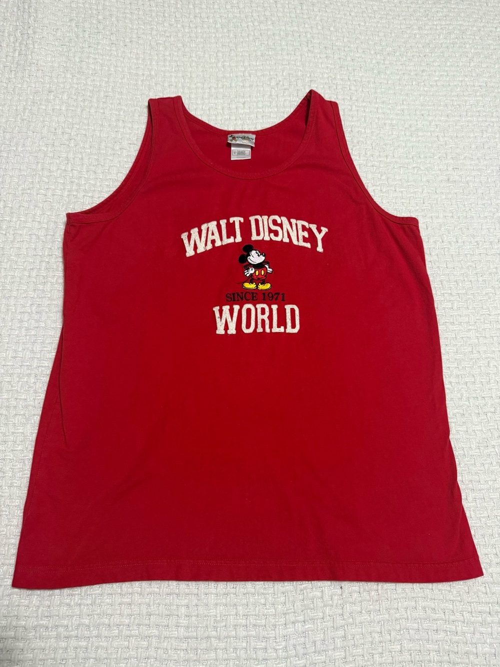 Disney Vintage red tank top.  Large.